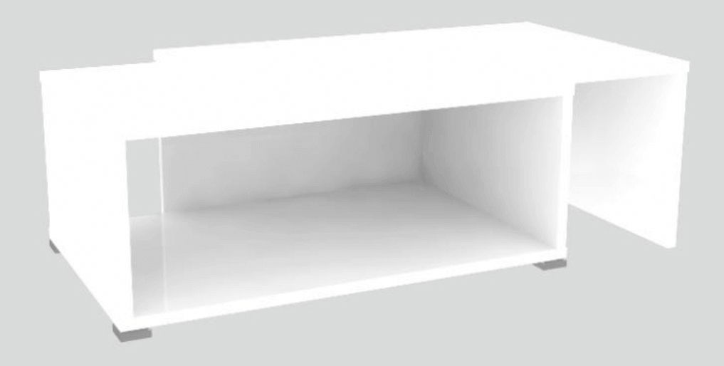 Konferenční stolek Dua (bílá)