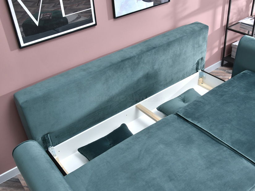 Pohovka dvousedačka Bacteria (černá)