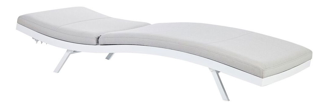 Zahradní lehátko Astia (světle šedá)