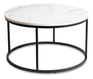  Konferenční stolek Conney max (mramor bílý + černá)