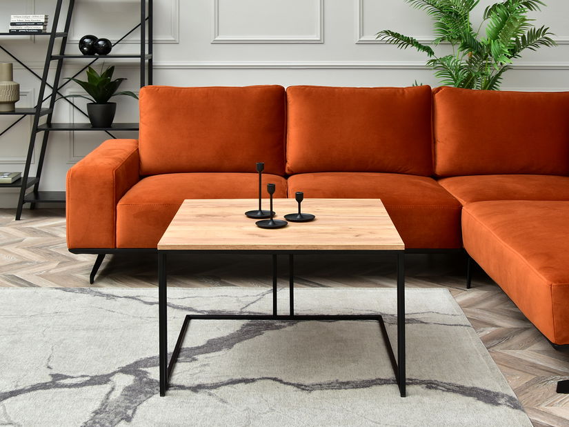 Konferenční stolek Destapamos (zlatá + černá)