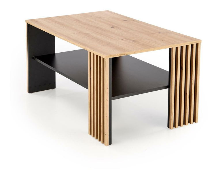 Konferenční stolek Femme (dub artisan + černá)