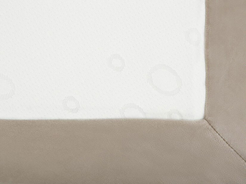 Boxspring postel 160 cm CONSOLE (s roštem a matrací) (béžová)