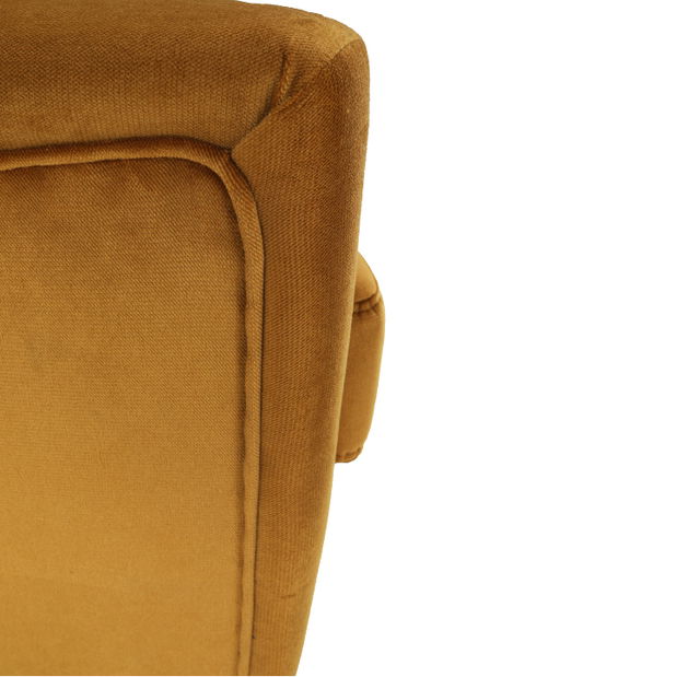 Křeslo ušák Royse Kronos 01 (měděná + černá)