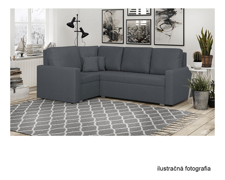 Rohová sedací souprava Miliana (mentolová) (L)