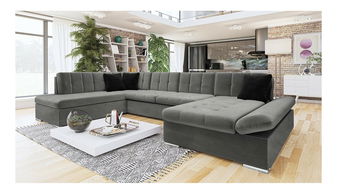 Rohová sedačka Calla (P) U (Magic velvet 2217 + Magic velvet 2219)