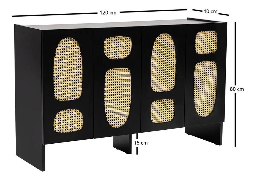 Skříňka Dodoka 2 (černá)