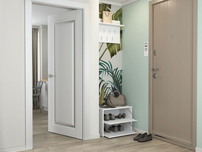 Botník (skříňka na boty) Metido 1 (bílá)