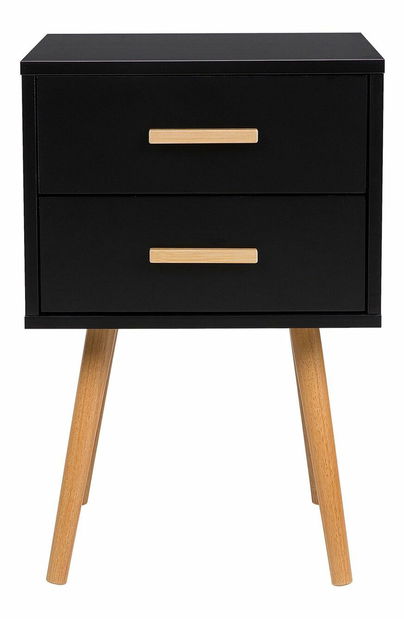 Noční stolek Alberta (černá)