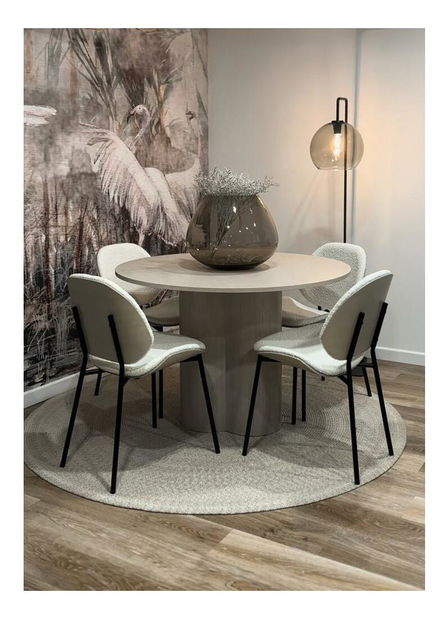 Konferenční židle Jasmin (dub bělený + černá)