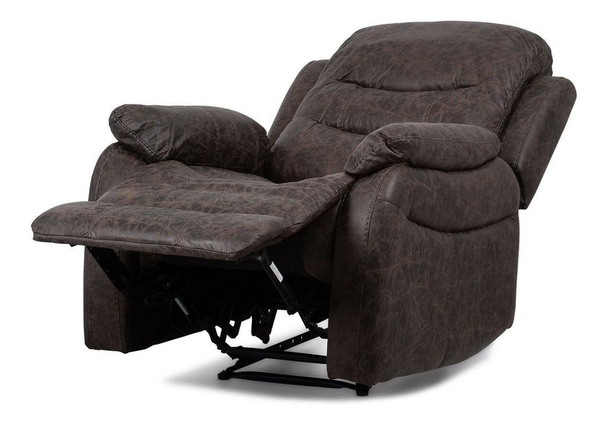 Polohovací křeslo Troquelados (hnědá)