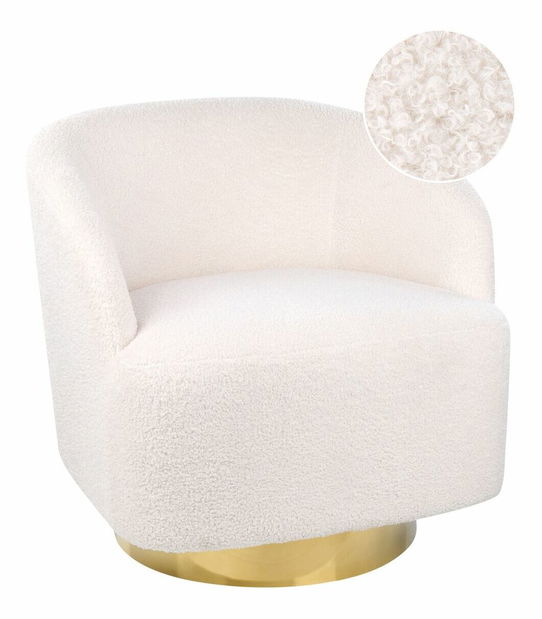 Křeslo Lavza (bílá)