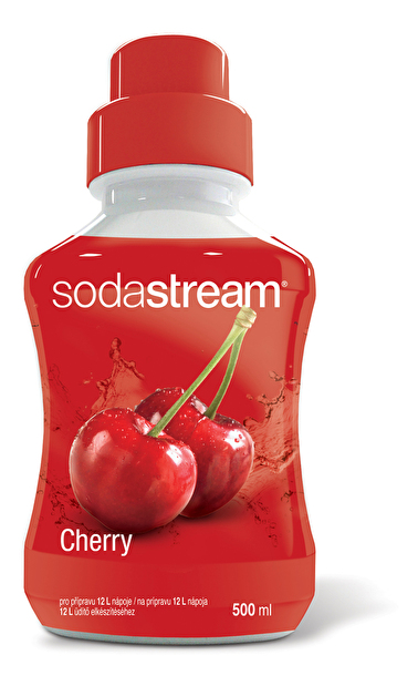 Sirup Sodastream TŘEŠEŇ 500ml (bílá/červená)