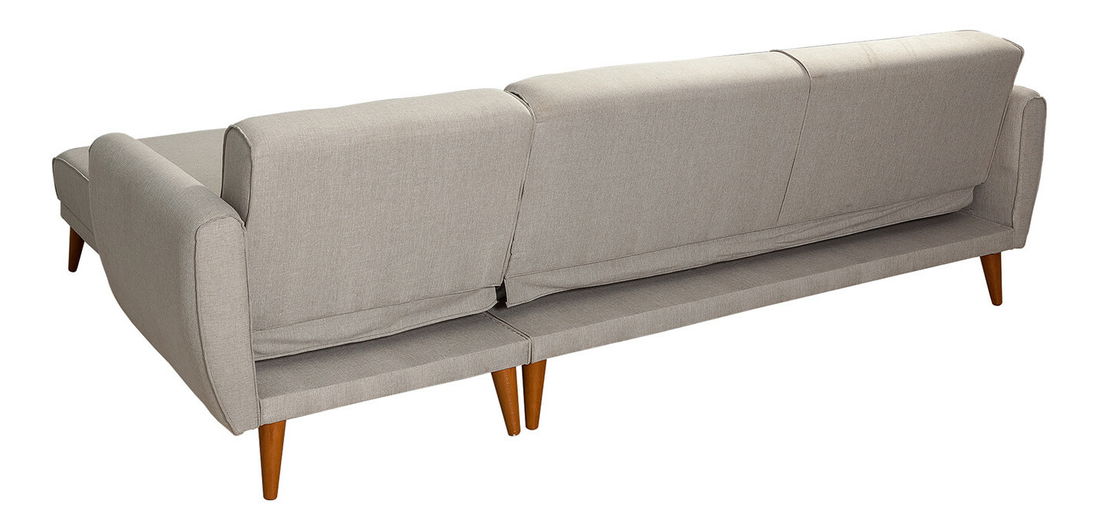 Rohová sedací souprava Alhambra (P) (krémová)