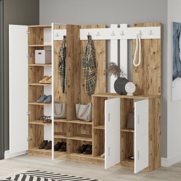 Předsíň Dede 8 (Borovice antlantic + Bílá)