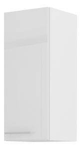 Horní kuchyňská skříňka Lavera 30 G 72 1F (bílá + lesk bílý)