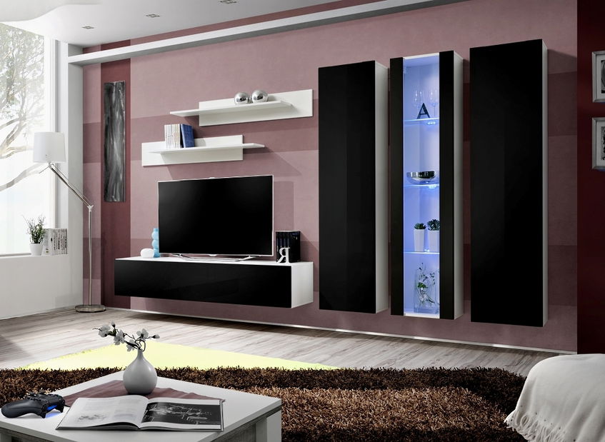 Obývací stěna Ferryhill 23 WS FY C4 (s osvětlením)