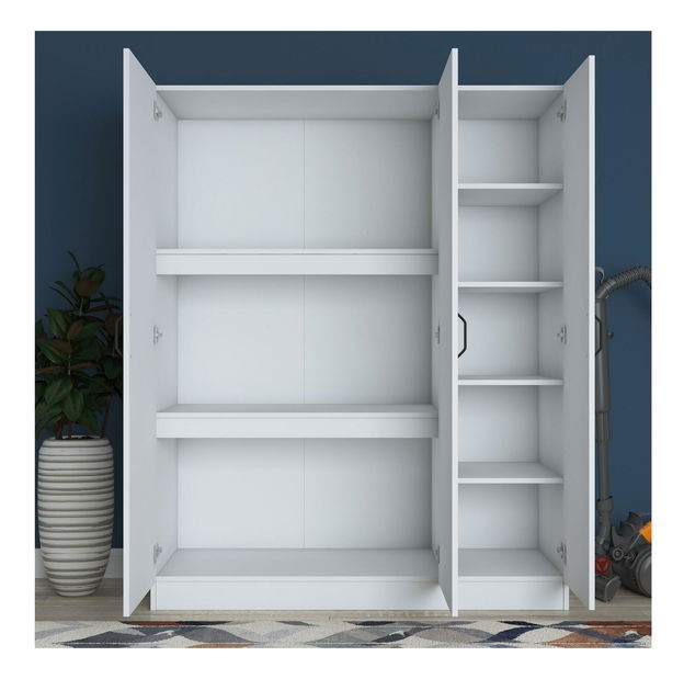 Policová skříň Bafaretta 5 (bílá)