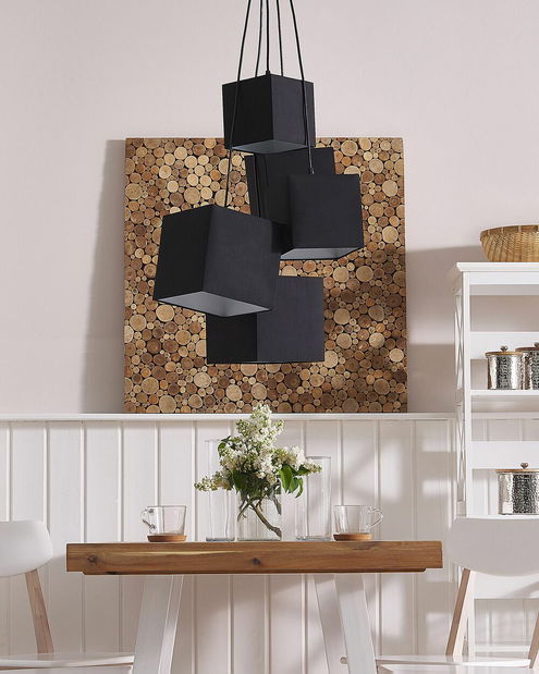 Závěsná lampa Mesci (černá)