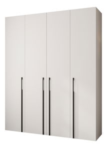 Šatní skříň 200 cm Carmela 50-3 (bílá + černá)