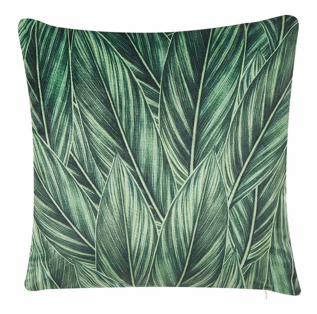 Sada 2 ozdobných polštářů 45 x 45 cm Disci (zelená)