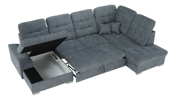 Rohová sedací souprava Nicoleta U (L)