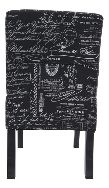 Křeslo Henriot (černo bílý vzor)