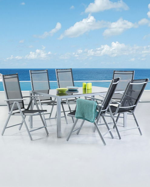 Set 6ks. židlí Campania (černá)