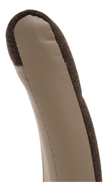 Jídelní židle Gerda new (hnědá + béžová + chrom) *bazar