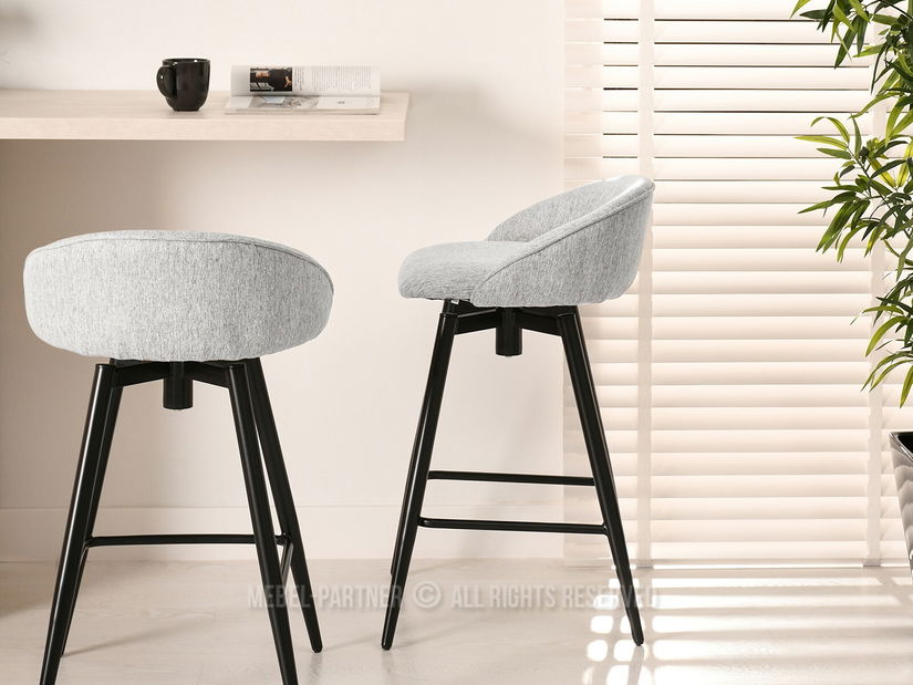 Židle Ignis (šedá + černá)