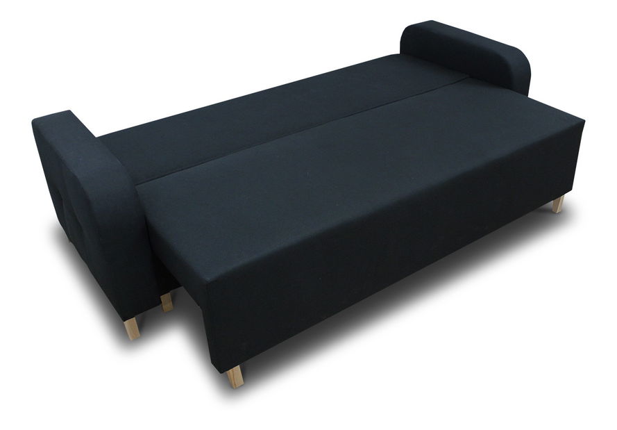 Pohovka třísedačka Abyss (tmavě šedá)