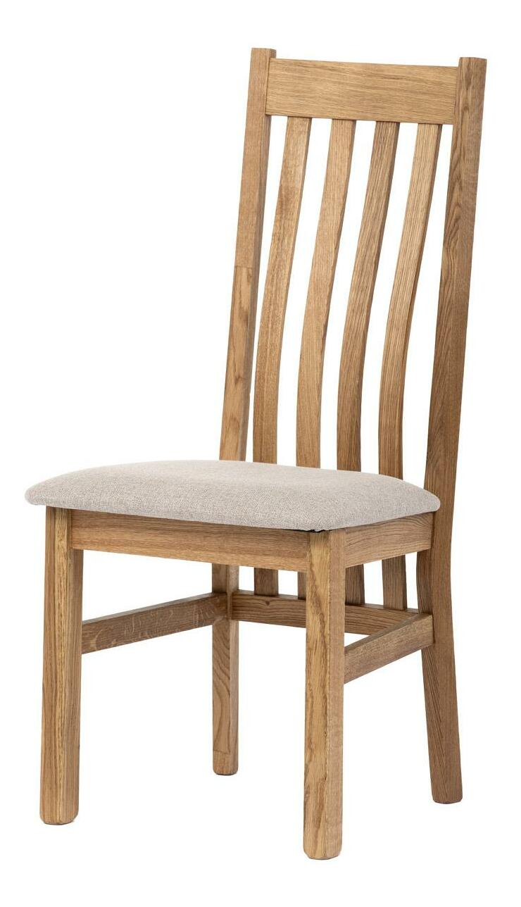 Jídelní židle Cardenal (dub + krémová)