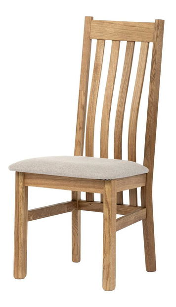 Jídelní židle Cardenal (dub + krémová)