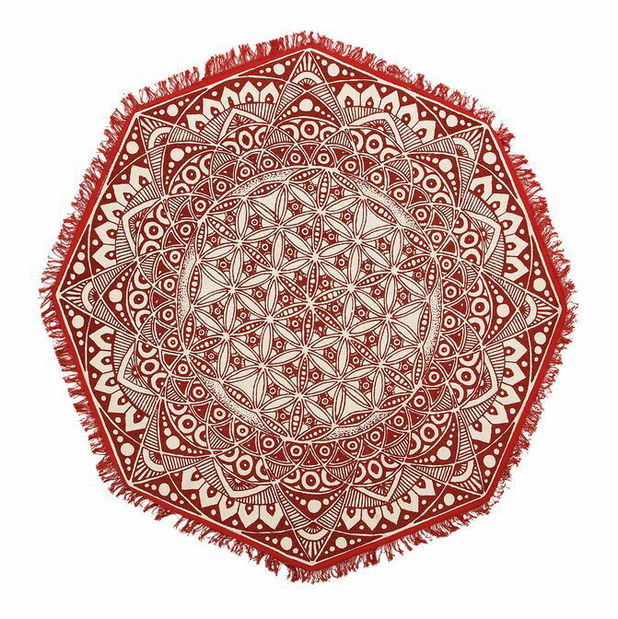 Koberec 120 cm Mezina (červená)