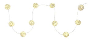 Stříbrné koule 10 LED RXL 238