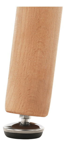 Jídelní stůl Dirrax 4 (bílá + buk) (pro 4 osoby)