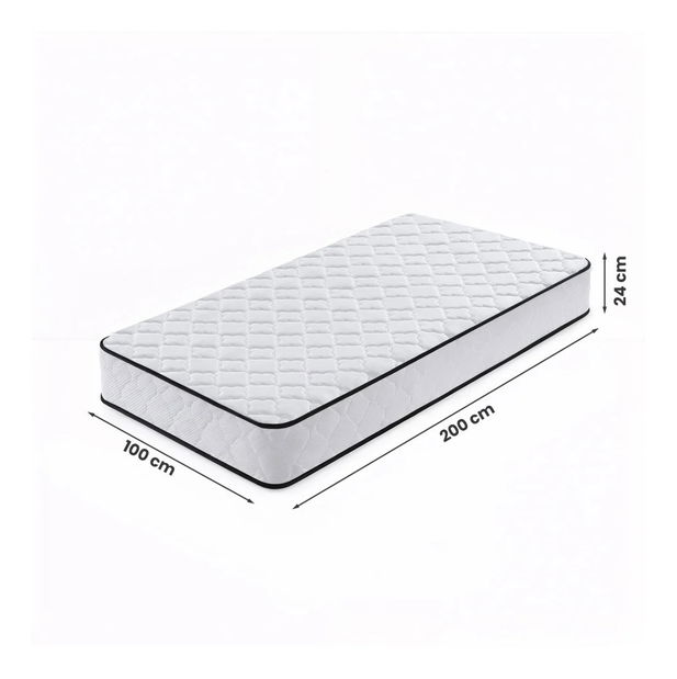Pružinová matrace 100x200 cm (H3)