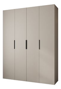 Šatní skříň 190 cm Carmela 40-4 (kašmír + černá)