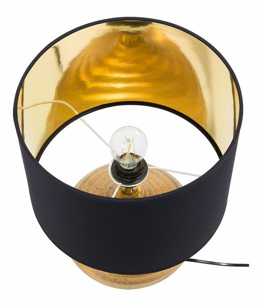 Stolní lampa Kuantan (zlatohnědá)