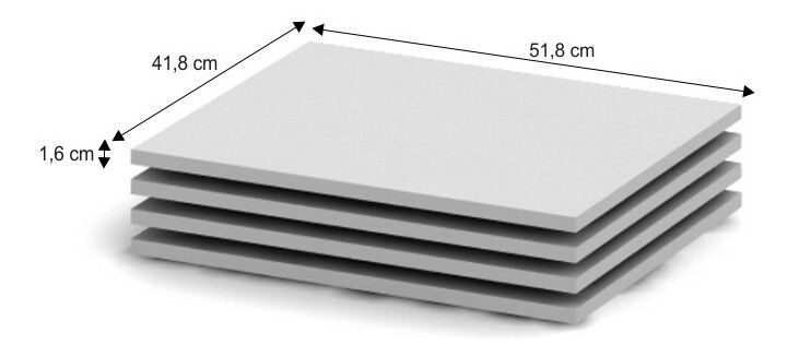 Police do skříně Beanna 2 BE02-013-00 (4 ks.) 