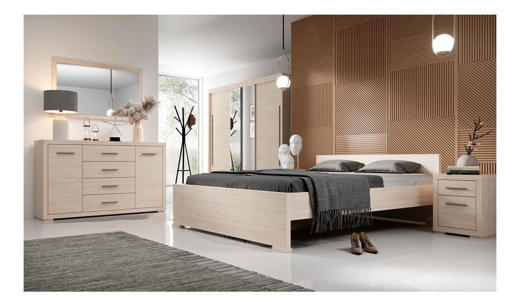 Šatní skříň Vega 37 (dub santana světlý)