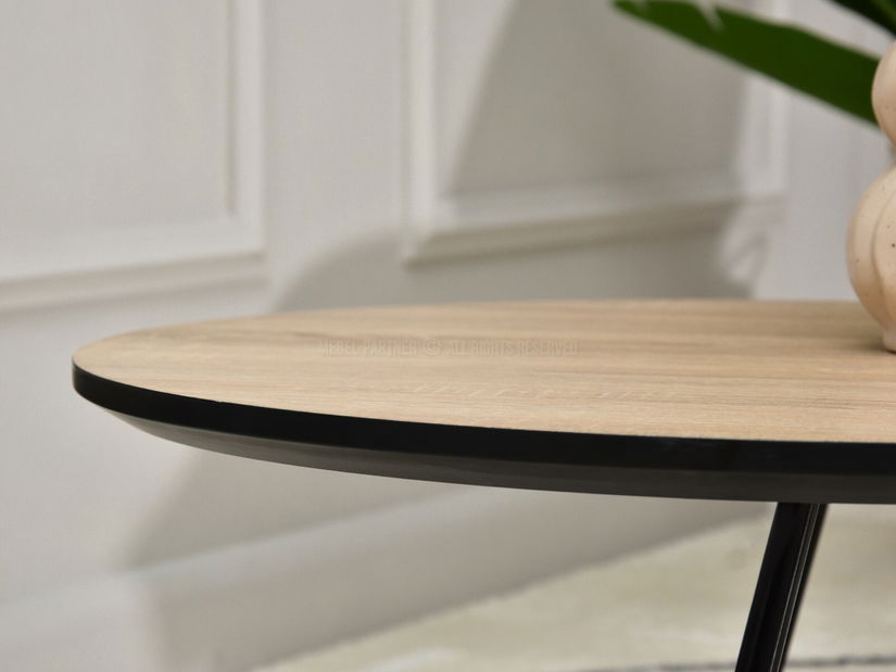 Konferenční stolek Sirius (sonoma + černá)