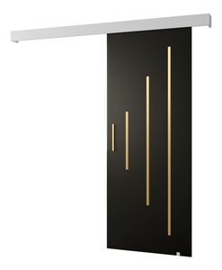 Posuvné dveře 70 cm Slavdro 3 (černá matná + bílá matná)