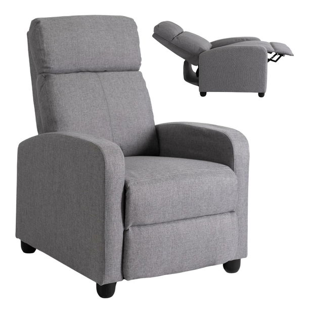 Polohovací křeslo Dominaba (šedá)