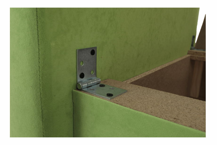 Dětská pohovka Kuboš zelená + béžová (L)