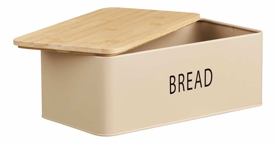Chlebník se 3 plechovkami Tiaselia (béžová)