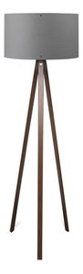 Stojanová lampa Amorekko 3 (šedá + hnědá)