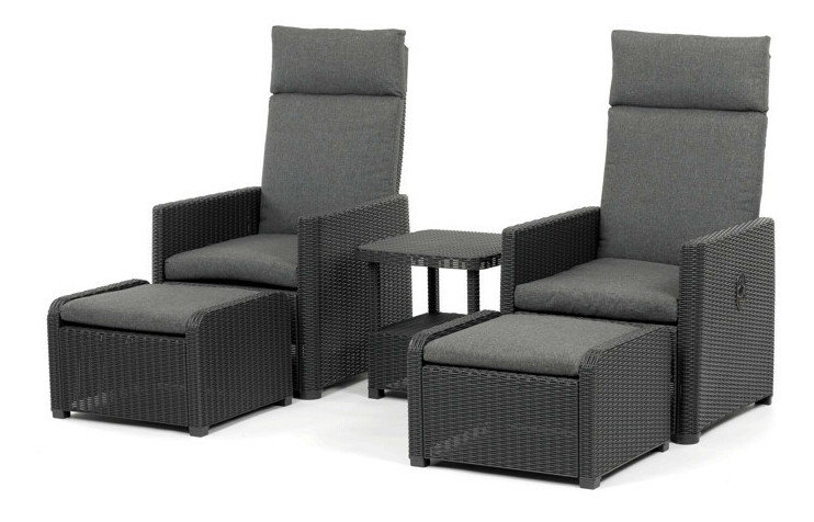 Zahradní sestava Lautro (šedá)