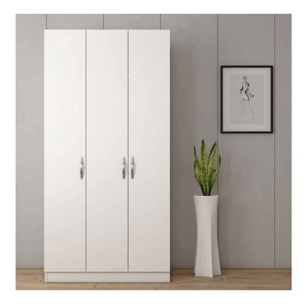 Šatní skříň Franc 57 (bílá)