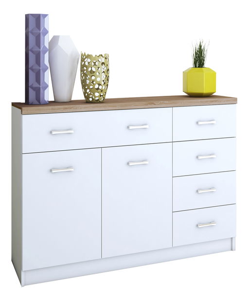 Komoda Tianna 2d5s (bílá)